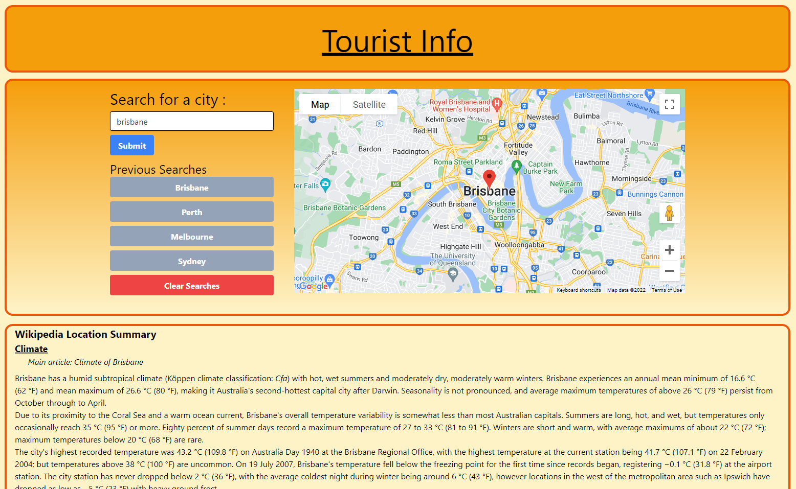 A tourist info image